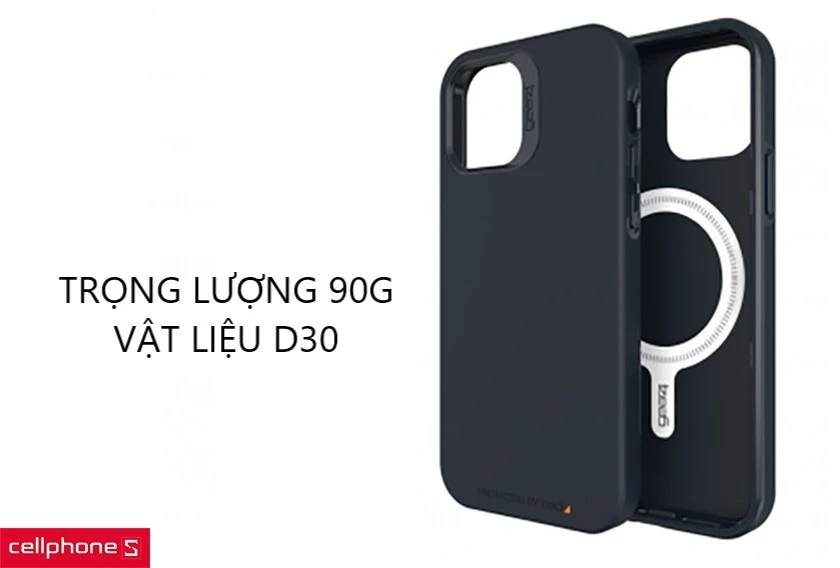 Trọng lượng chỉ 90g, hoàn thiện từ vật liệu D30