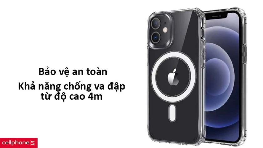 Bảo vệ điện thoại an toàn với khả năng chống va đập từ độ cao 4m