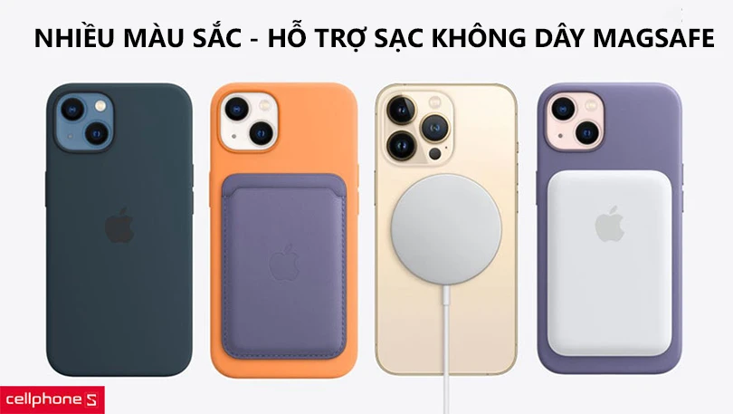 Thiết kế cao cấp, hỗ trợ sạc không dây Magsafe tiện lợi