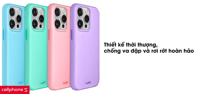 Ốp lưng MagSafe iPhone 13 Pro Max Laut Huex Pastels Matter