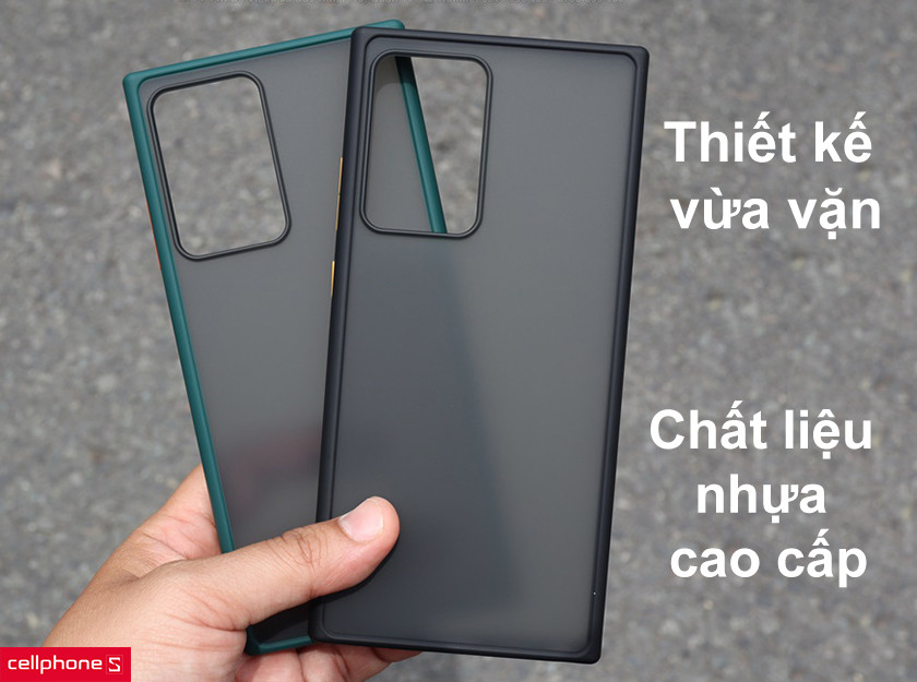 Thiết kế vừa vặn, chất liệu nhựa cao cấp
