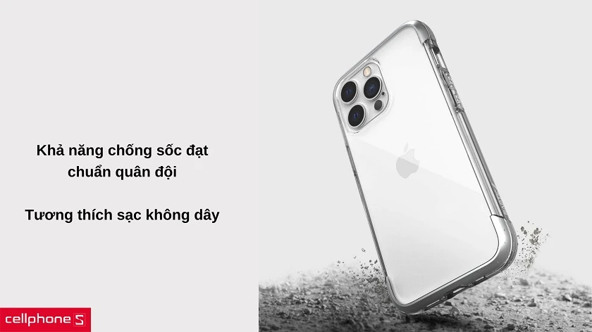 Ốp lưng iPhone 13 Pro Raptic Air 