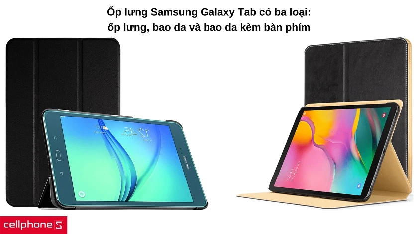 Các loại ốp lưng Samsung Galaxy Tab hiện nay