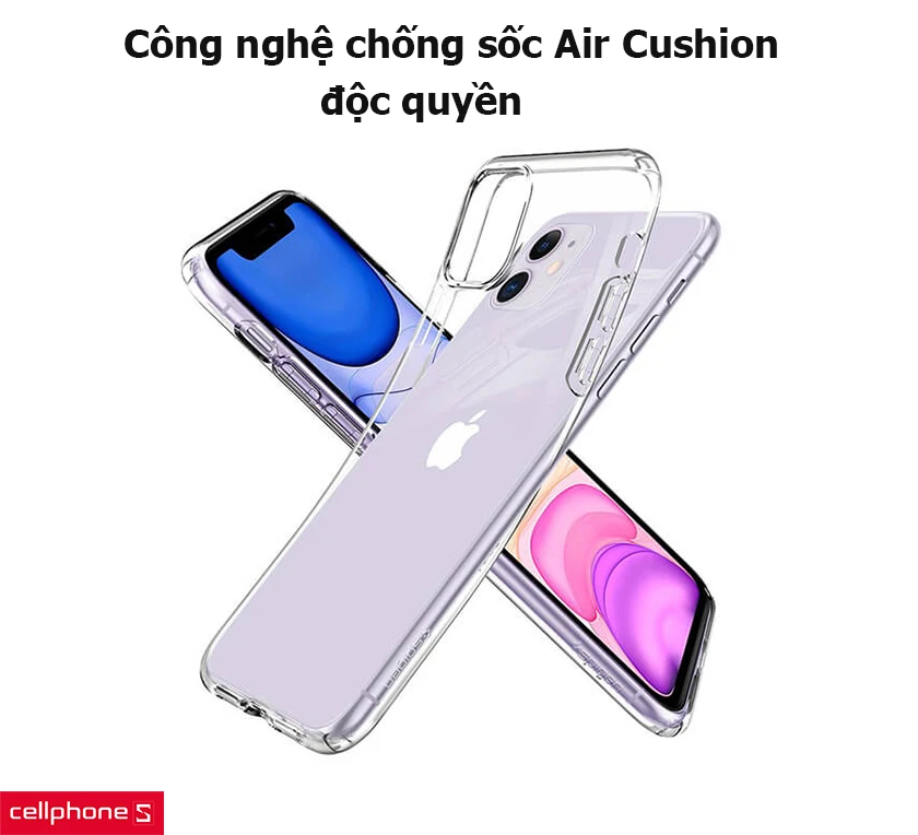 Công nghệ chống sốc Air Cushion độc quyền