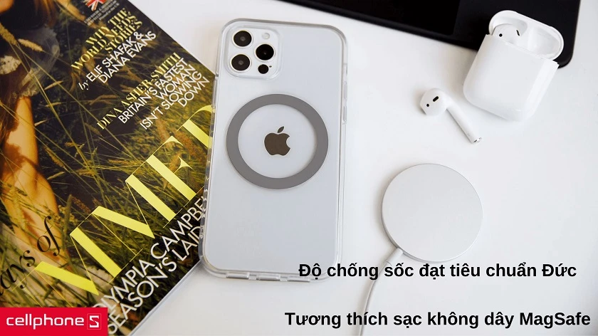 Độ chống sốc, chống trầy xước tối ưu với chứng nhận thả rơi từ Đức