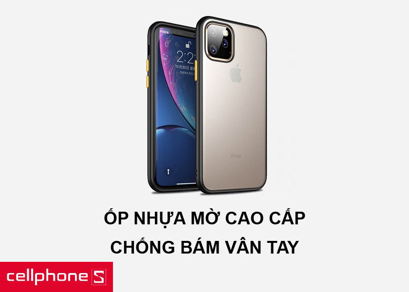 Chất liệu nhựa mờ chống vân tay cùng độ hoàn thiện cao tôn đậm nét sang trọng