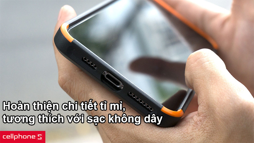 Hoàn thiện chi tiết tỉ mỉ, tương thích với sạc không dây