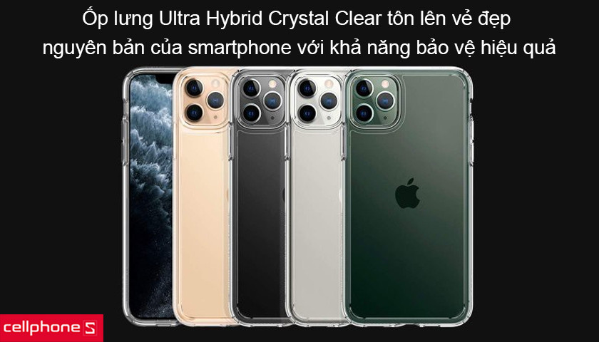 Ốp lưng Spigen Ultra Hybrid Crystal Clear