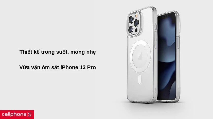 Ốp lưng MagSafe iPhone 13 Pro UNIQ Hybrid Compatible LifePro Xtreme
