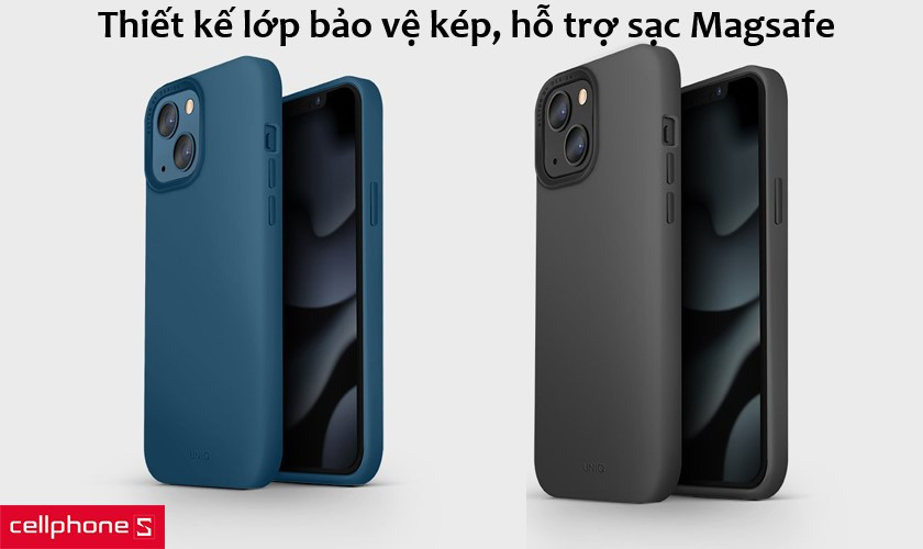 Ốp lưng MagSafe iPhone 13 UNIQ Compatible Lino Hue