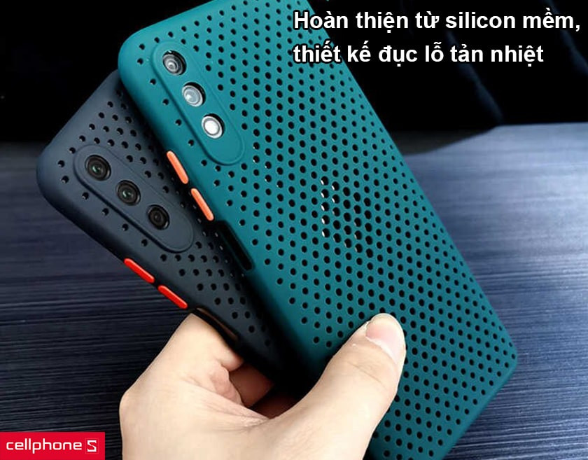 Hoàn thiện từ silicon mềm, thiết kế đục lỗ tản nhiệt
