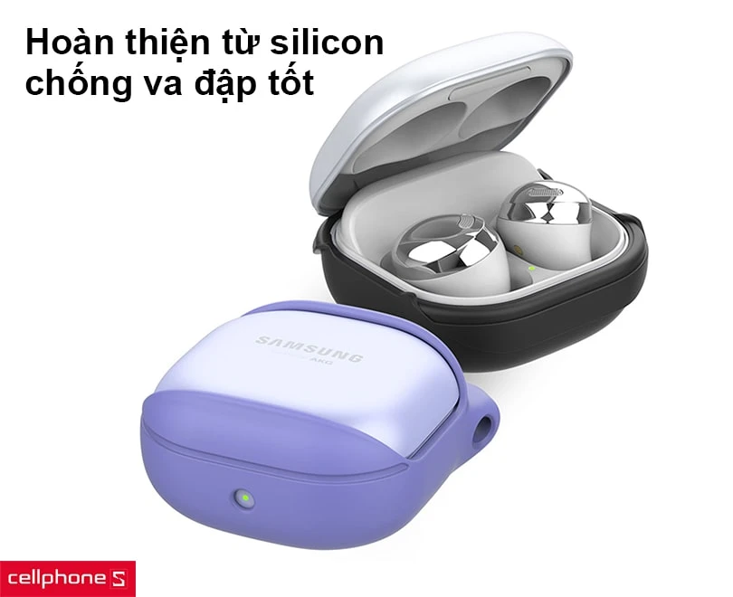 Bao da silicon Samsung Galaxy Buds Live/Buds Pro/Buds 2 Araree Bean