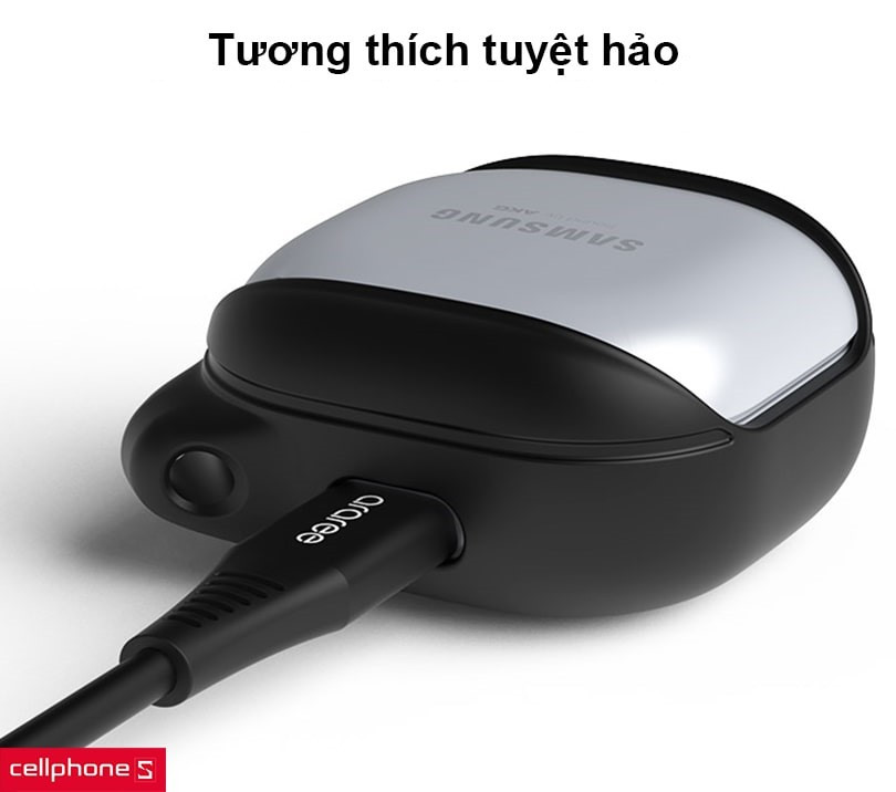 Bao da silicon Samsung Galaxy Buds Live/Buds Pro/Buds 2 Araree Bean