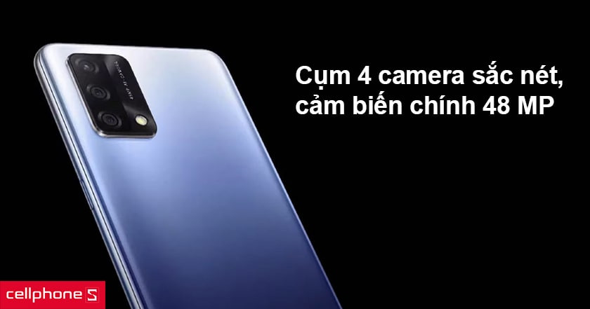 Cụm bốn camera sắc nét, cảm biến chính lên đến 48 MP