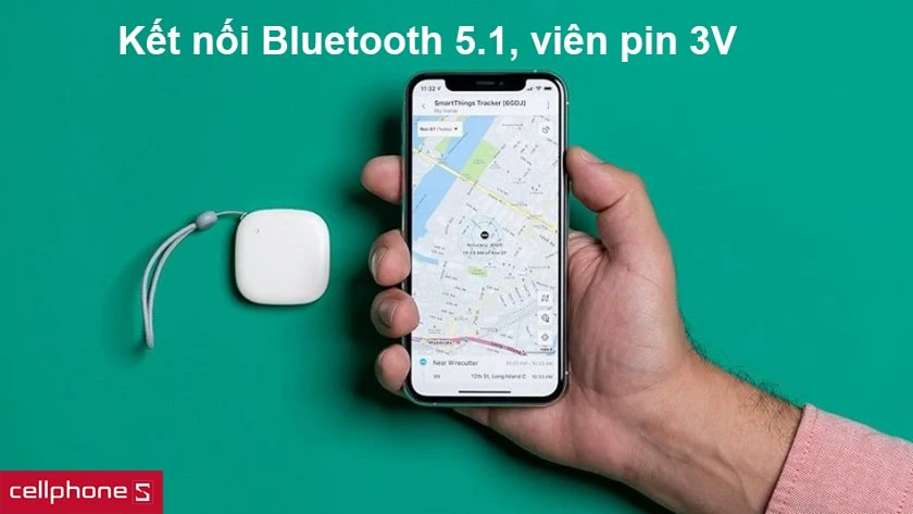 Kết nối Bluetooth 5.1, viên pin 3V