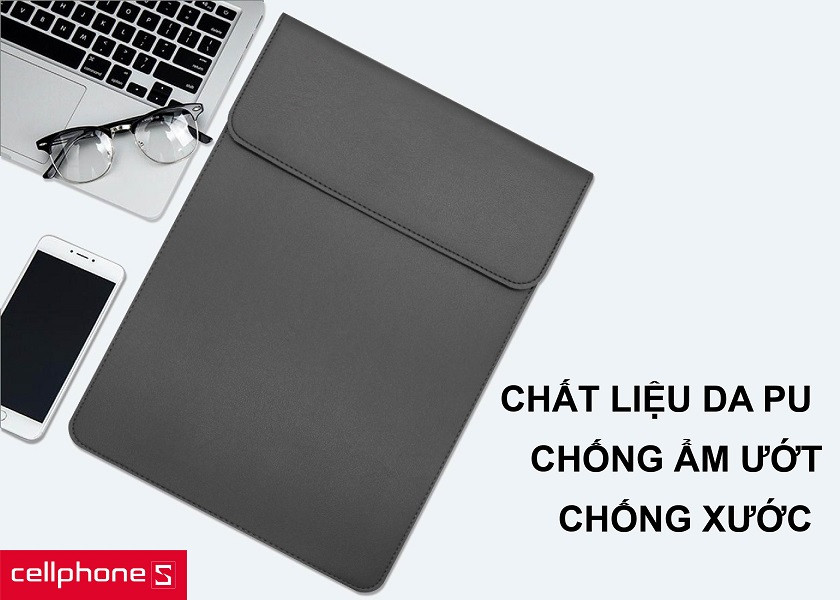 Chất liệu da PU tinh tế, hạn chế trầy xước da cùng khả năng chống ẩm ướt bề mặt