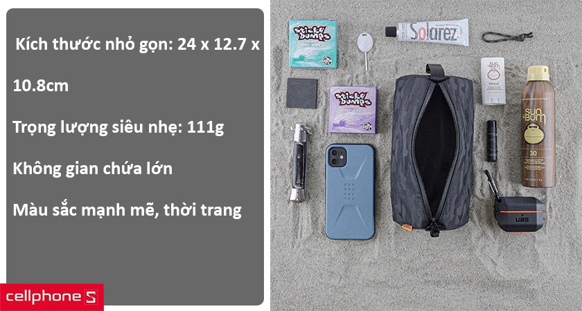 Thiết kế nhỏ gọn, màu sắc mạnh mẽ, thời trang