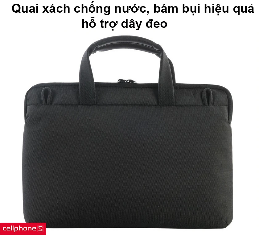 Quai xách chống nước, bám bụi hiệu quả, hỗ trợ dây đeo