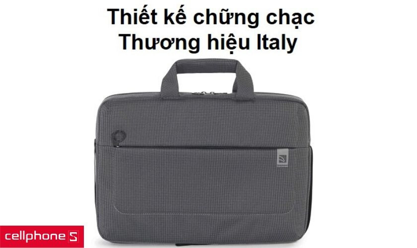 Thiết kế chững chạc, là sản phẩm của thương hiệu Tucano (Italy)