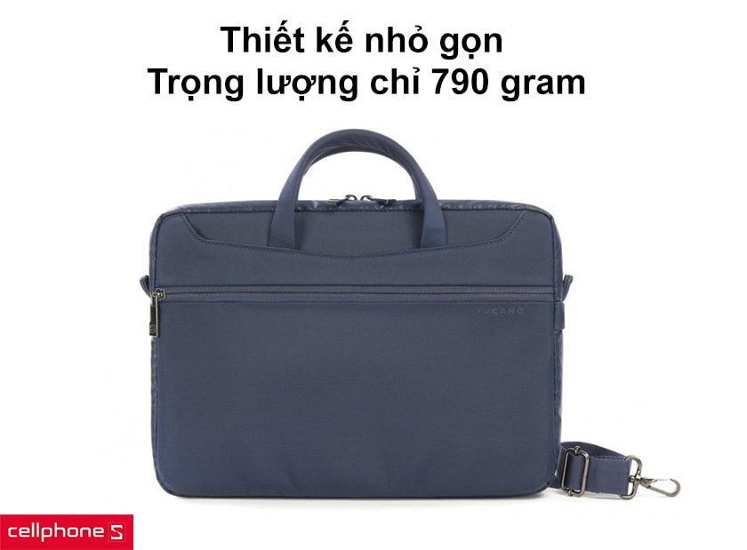 Trọng lượng chỉ 790 gram, hoàn thiện từ nylon cao cấp