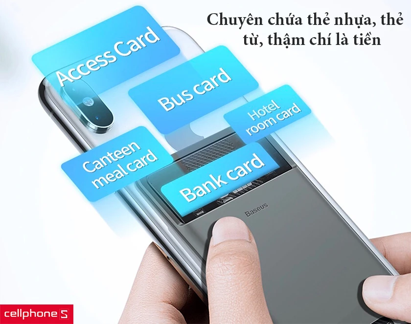 Chuyên chứa thẻ nhựa, thẻ từ, thậm chí là tiền