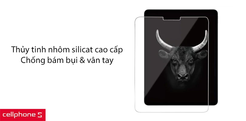 Chất liệu trong suốt, chống trầy xước va đập hiệu quả