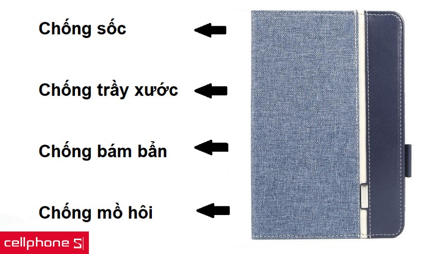 Khả năng chống sốc, chống bám bẩn và mò hôi hiệu quả