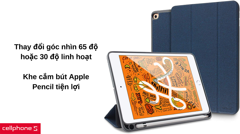 Khe cắm bút Apple Pencil tiện lợi cho giới làm việc chuyên nghiệp