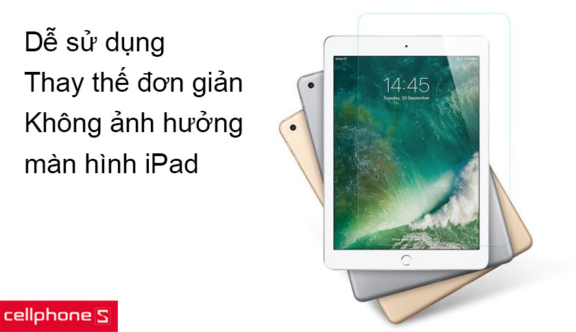 Sử dụng đơn giản, dễ dàng thay thế