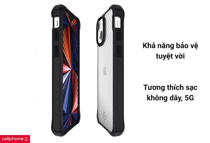 Ốp lưng iPhone 13 Itskins Hybrid Tek