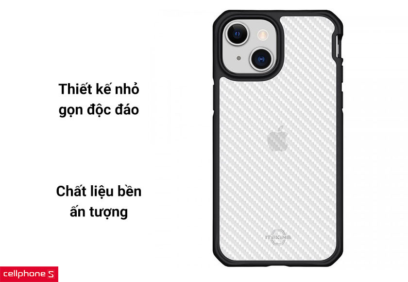 Ốp lưng iPhone 13 Itskins Hybrid Tek