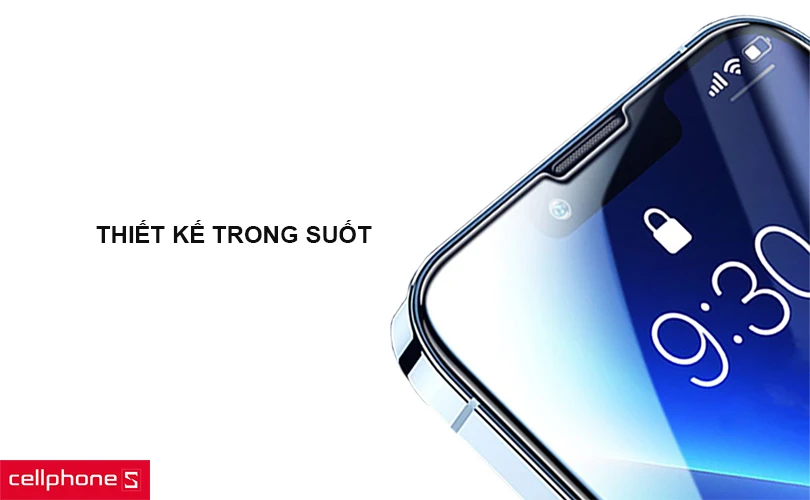 Thiết kế Miếng dán cường lực không viền cao cấp iPhone 13