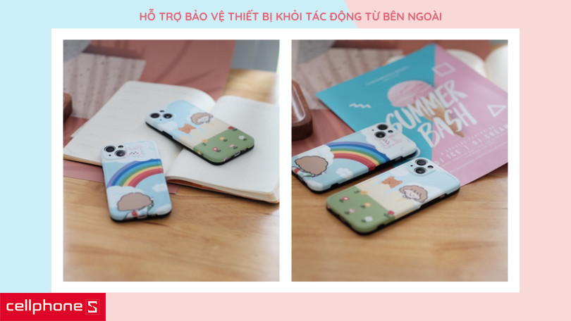 Ốp lưng iPhone 11 XR IMD in hình ngẫu nhiên