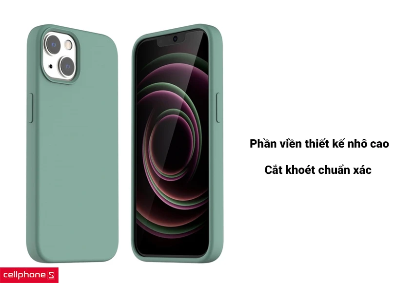 Phần viền thiết kế nhô cao, cắt khoét chuẩn xác các nút chức năng