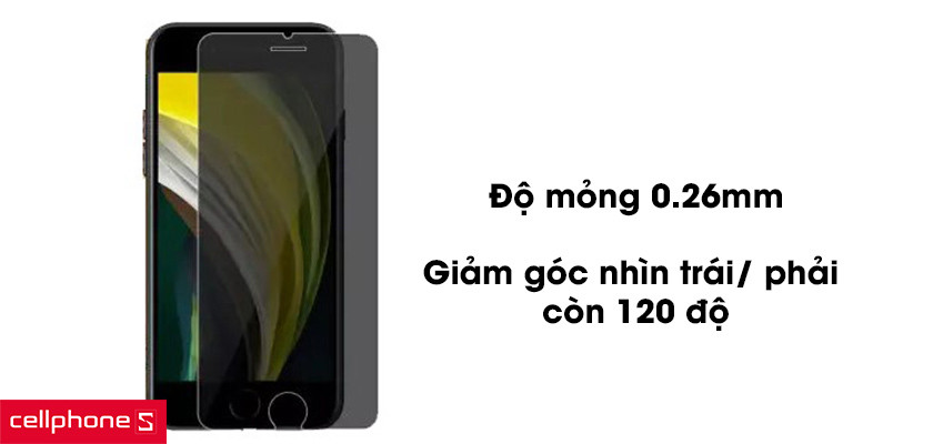 Thiết kế ấn tượng, chống nhìn trộm