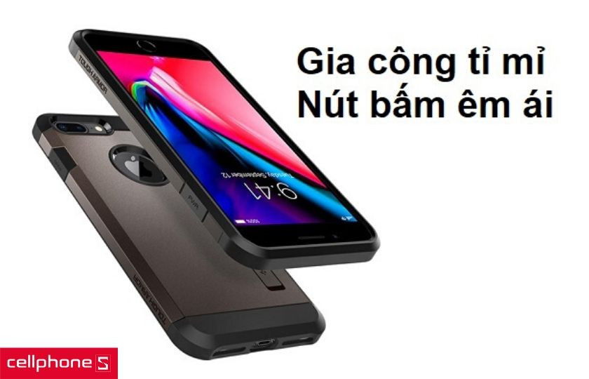 Thiết kế tỉ mỉ vừa vặn từng chi tiết, nút bấm êm ái thao tác dễ dàng