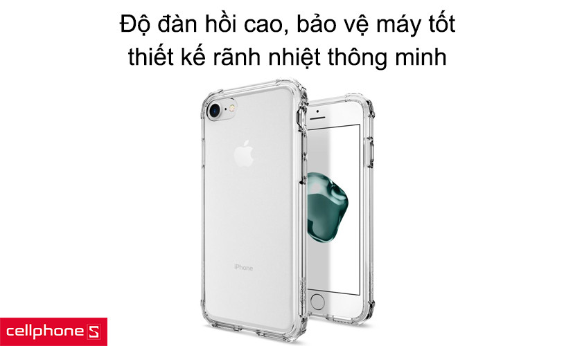 Độ đàn hồi cao, bảo vệ máy tốt, thiết kế rãnh nhiệt thông minh