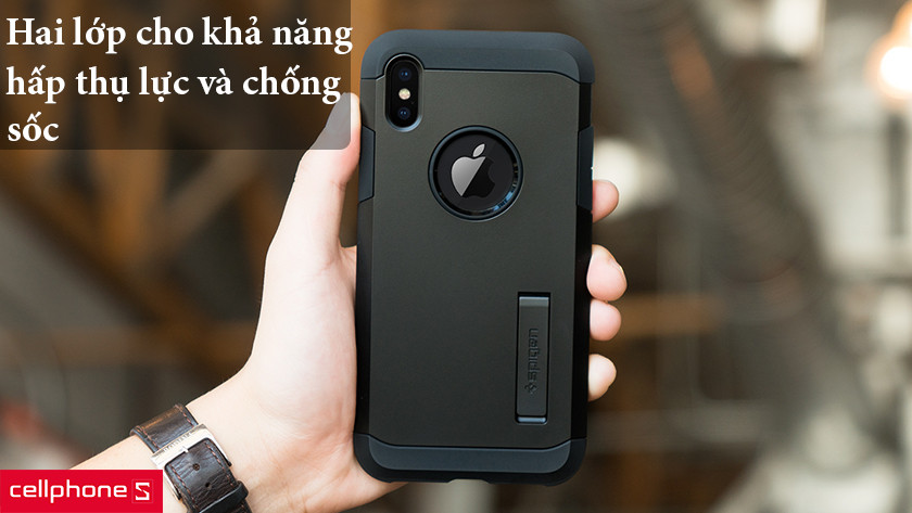 Hai lớp hấp thụ lực và chống sốc