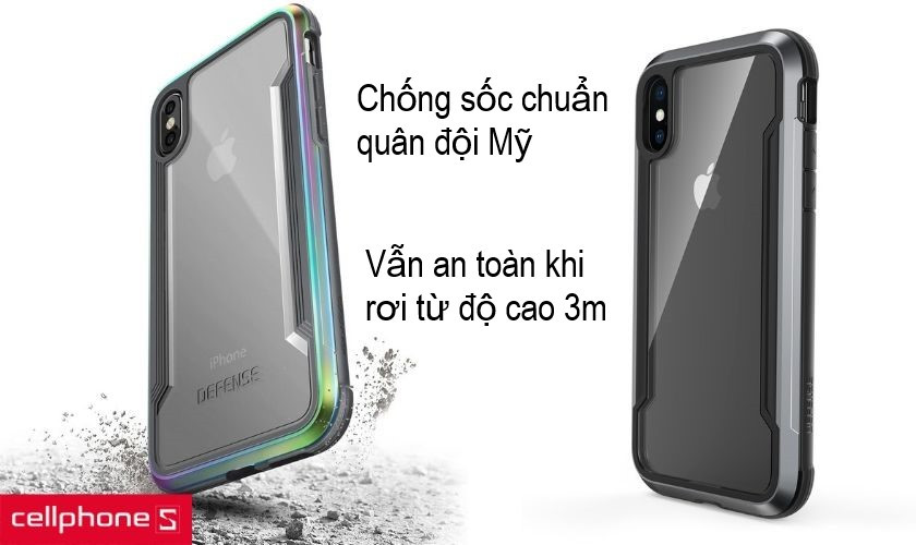 Chống sốc chuẩn quân đội Mỹ, an toàn khi rơi từ độ cao 3m