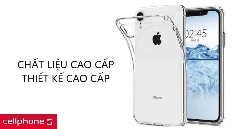 Chất liệu cao cấp, thiết kế trong suốt