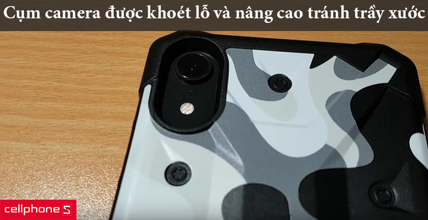 Ốp lưng chống sốc UAG Pathfinder cho iPhone XR nâng cao các cạnh mép màn hình nhô cao hơn