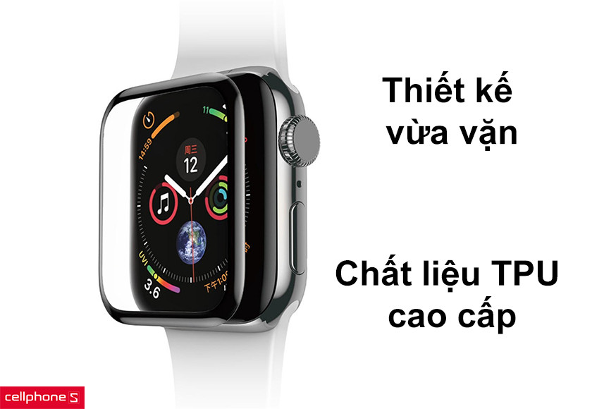 Thiết kế kích thước vừa vặn, chất liệu từ TPU cao cấp