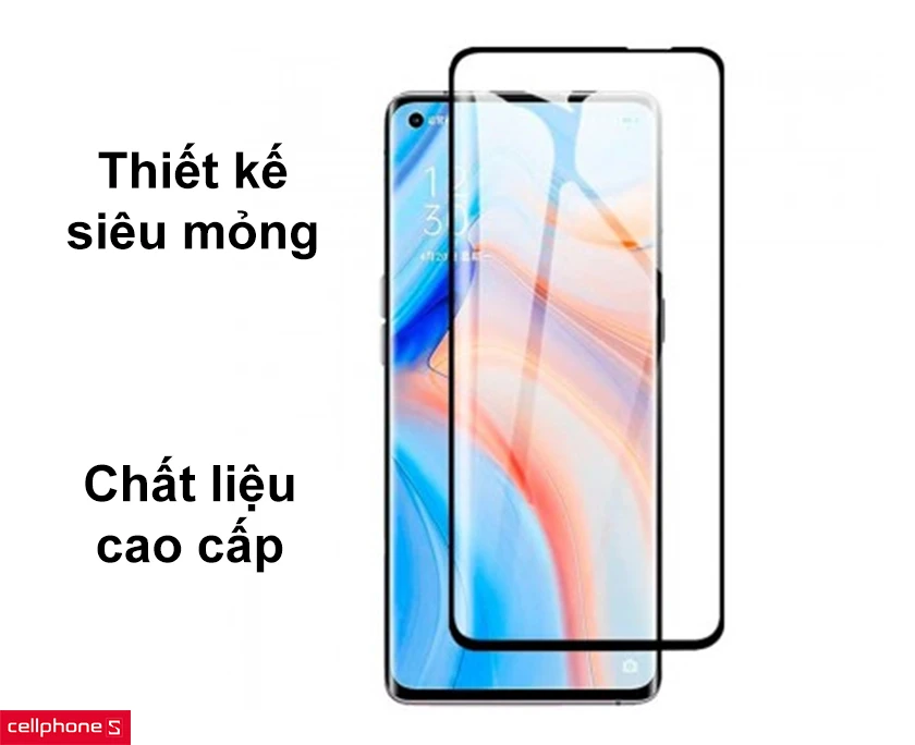 Thiết kế siêu mỏng, chất liệu cao cấp