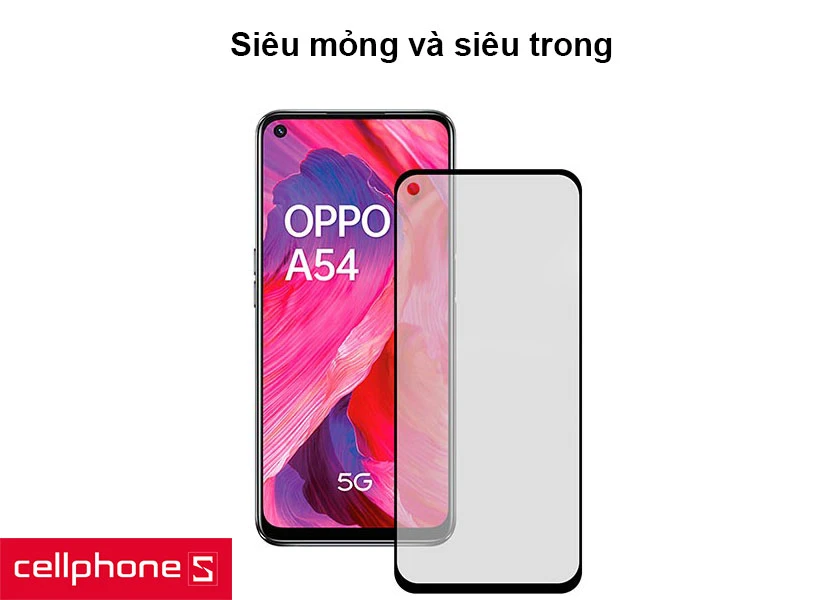 Kính cường lực Oppo A54