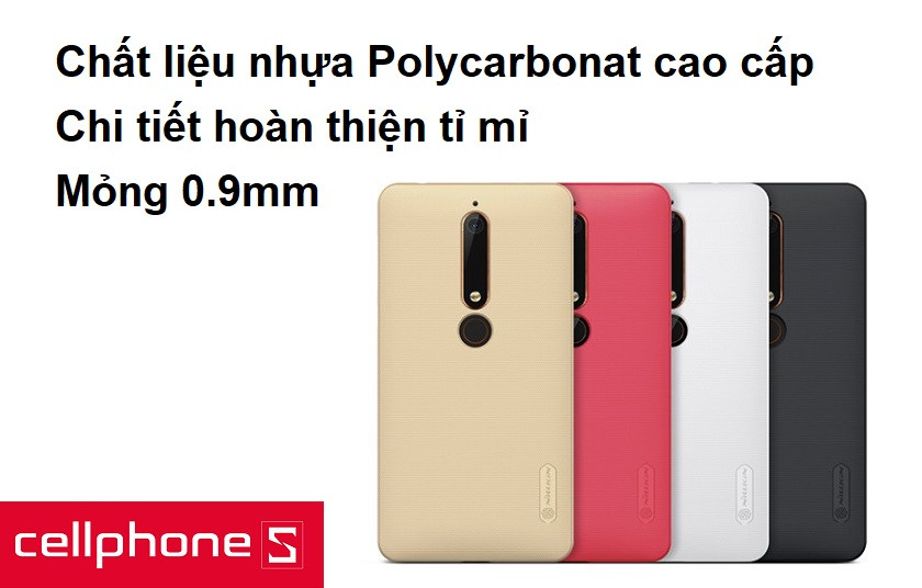 Chất liệu nhựa Polycarbonat cao cấp, mỏng 0.9mm