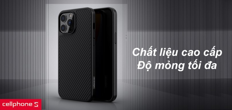 Ốp lưng iPhone 13 Pro Max Nillkin Synthetic Fiber 