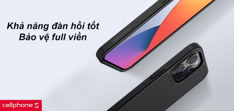 Ốp lưng iPhone 13 Pro Max Nillkin Synthetic Fiber 