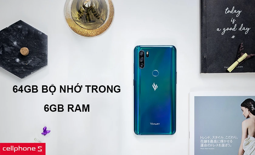 Phiên bản 6GB Ram cùng 64GB bộ nhớ trong lưu trữ đa dạng