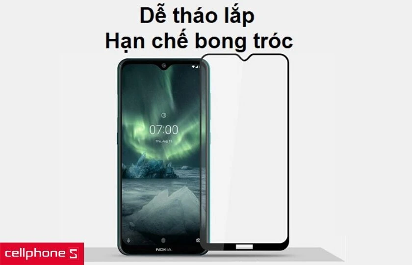 Dễ dàng tháo lắp nhờ chất kết dính silicon phủ 100% diện tích, hạn chế bong tróc