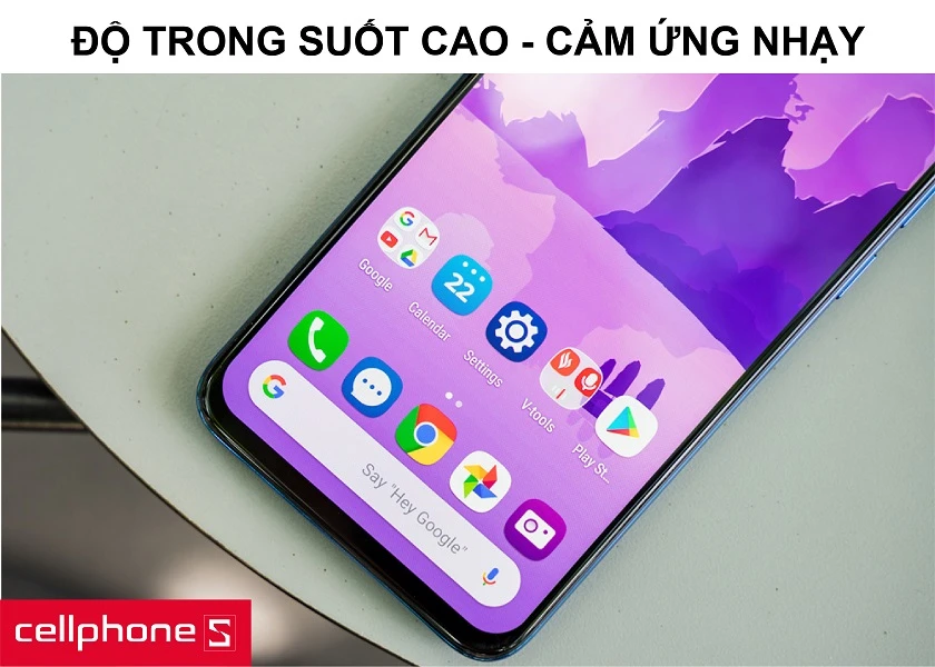 Độ trong suốt cùng độ nhạy cao cho khả năng tương tác tốt